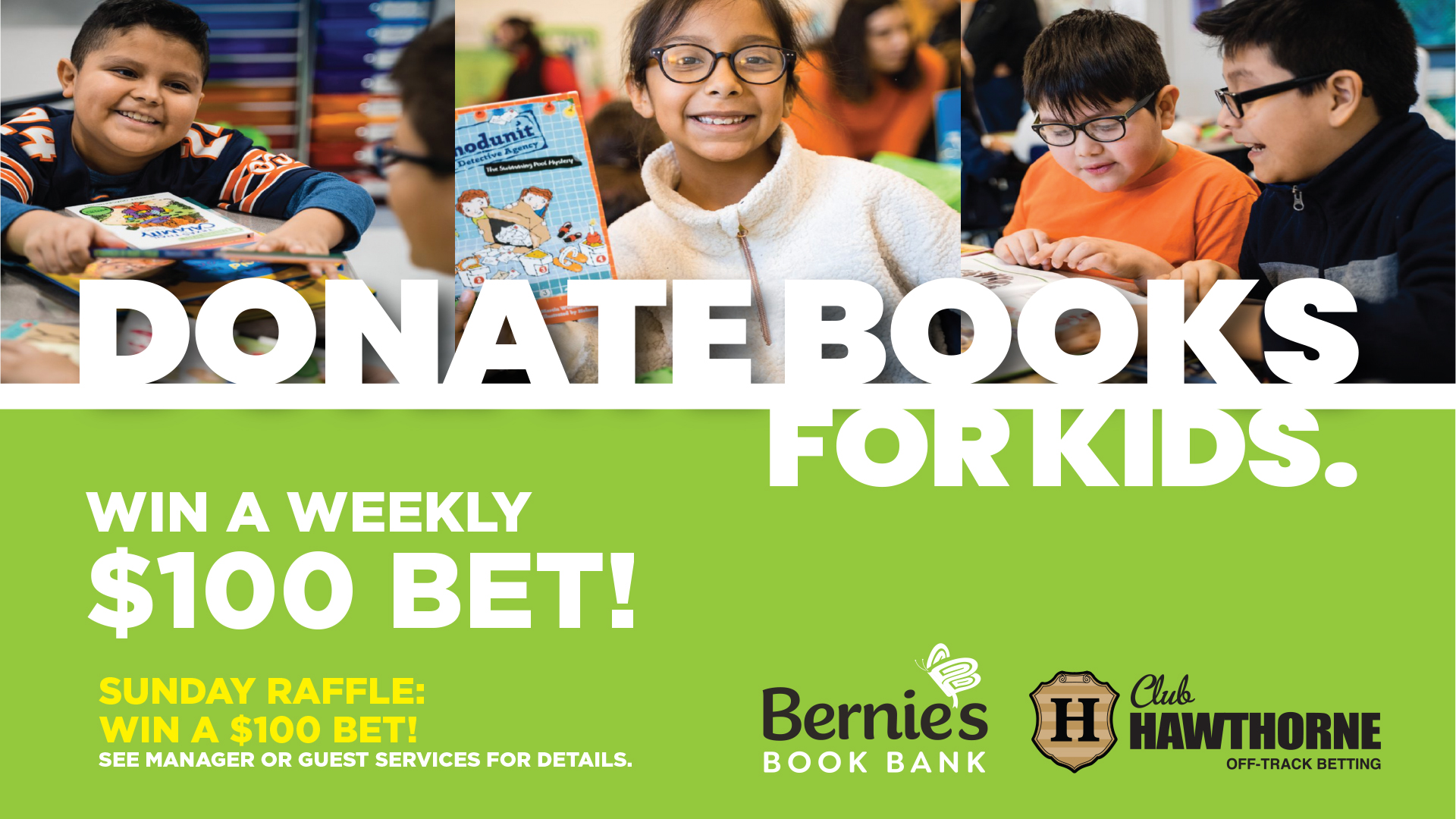 Bets For Book | Bernies Book Bank